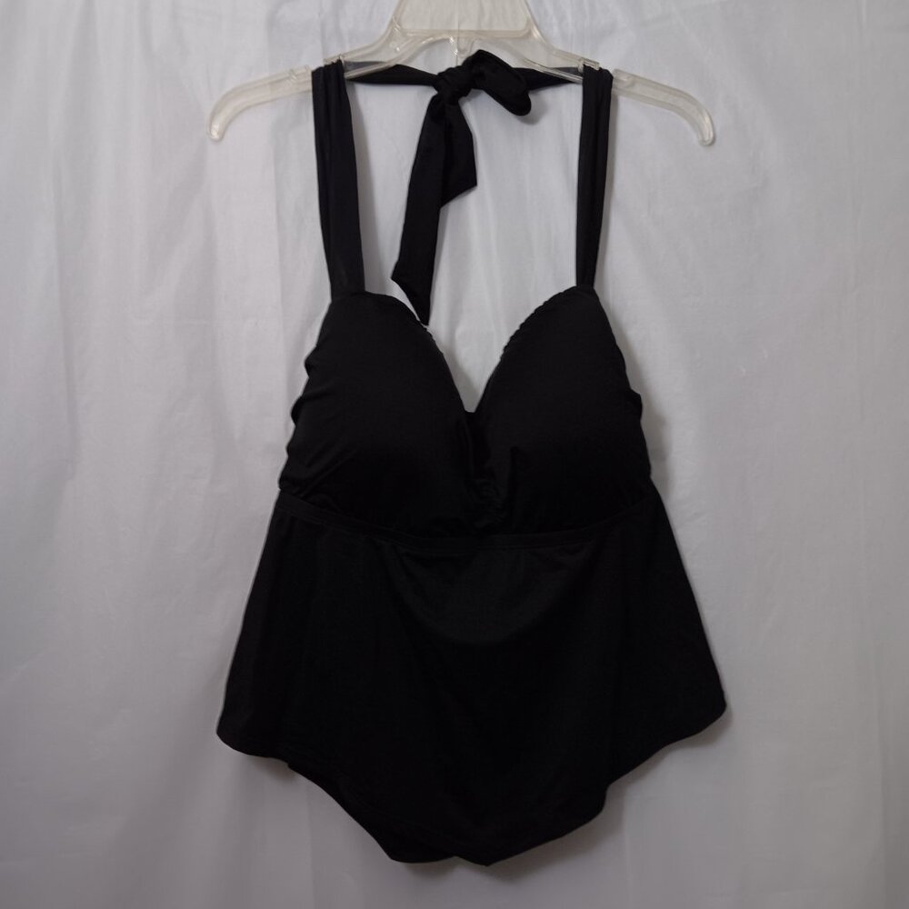 MYNAH WOMEN'S HALTER TANKINI SWIM TOP - Picture 7 of 9